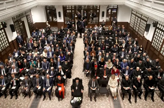 Fener Rum Patrikhanesi'nde Aziz Andreas Yortusu öncesi resepsiyon ve konser düzenlendi