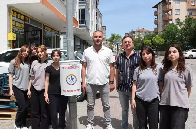 Samsun'da Öğrencilerden Çöp Olmasın Hayat Olsun Projesi