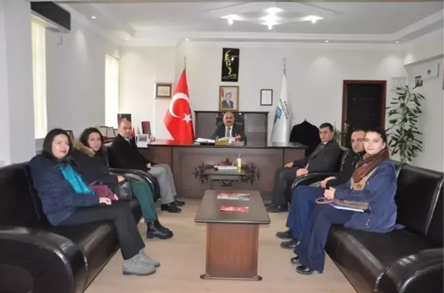 Öğretmenlerden Başkan Ünlü'ye Ziyaret