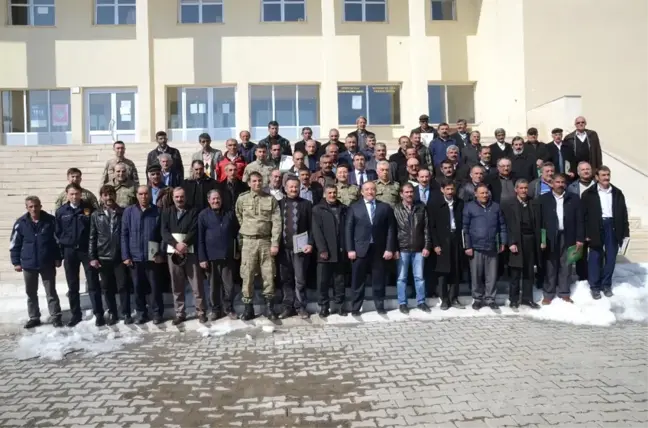 Sarıkamış'ta Emekli Olan Köy Korucularına Veda Yemeği