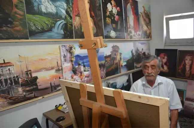 Bob Ross Hayranı Zonguldaklı, TV'den İzleyerek Ressam Oldu