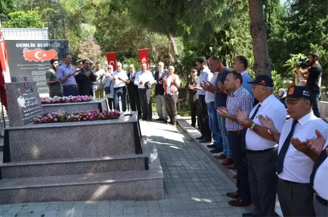 Gemlik'te Şehitler Anıldı