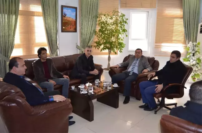 Kaymakam Beyaz'dan, Başkan Uçar'a Ziyaret