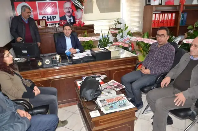 Eğitim-Sen'den CHP'ye Hayırlı Olsun Ziyareti