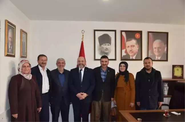 Hisarcık AK Parti Teşkilatı'ndan Çetinbaş'a 'Hayırlı Olsun' Ziyareti