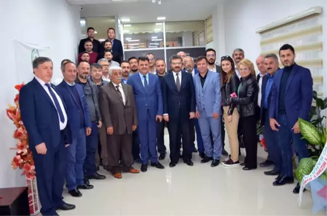 AK Parti İl Başkanı Özmen'den Didim Esnaf Odasına Hayırlı Olsun Ziyareti