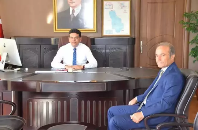 Başkan Kızıldaş'tan, Kaymakam'a Hayırlı Olsun Ziyareti