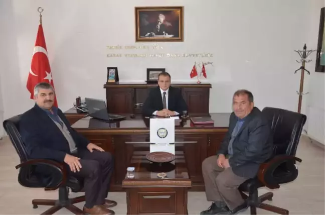 Başkan Arayıt ve Başkan Şahin'den, Kaymakam Koşansu'ya Hayırlı Olsun Ziyareti