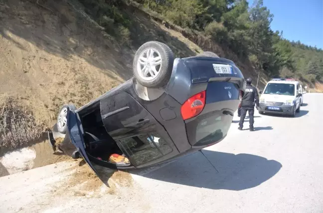 Takla Atan Araçtan Burnu Bile Kanadan Kurtuldu