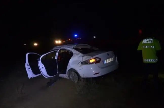 Otomobil Şarampole Devrildi: 1 Ölü, 4 Yaralı