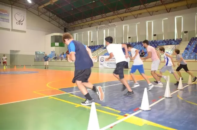 Marmaris'te çocuklara sportif yetenek taraması yapıldı