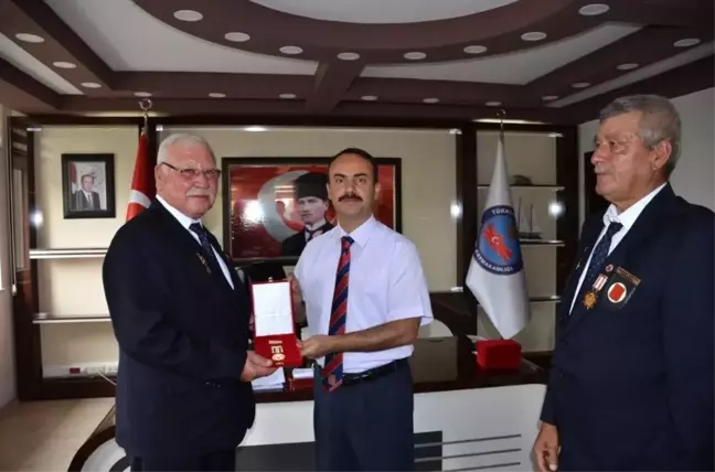 Bozyazı'da 5 gaziye KKTC milli mücadele madalyası ve beratı verildi