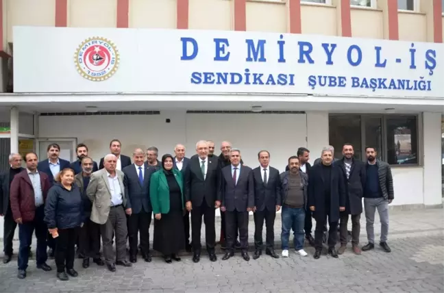Milletvekili Kahtalı'dan Demiryol-İş Sendikasına ziyaret