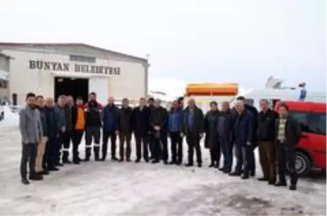 Başkan Altun ve Mahalle Muhtarlarından ekiplere teşekkür ziyareti