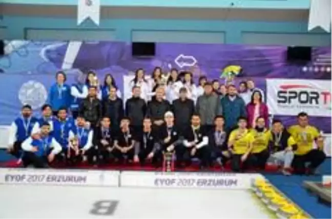 Curlingte UNİLİG'in şampiyonu Atatürk Üniversitesi