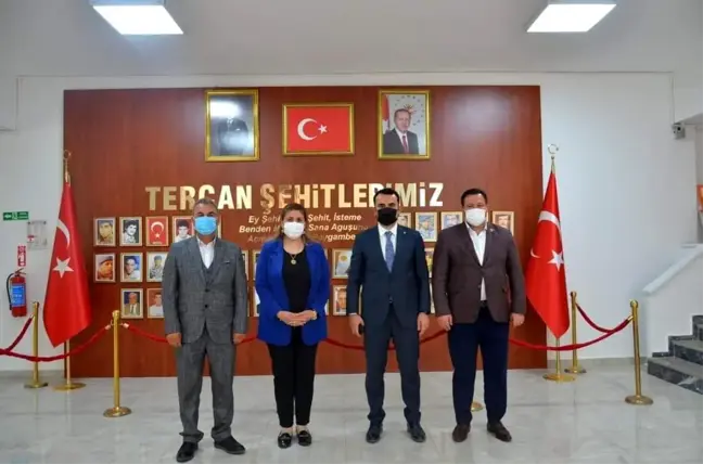 Kaymakam Çelik'e bir dizi ziyaret