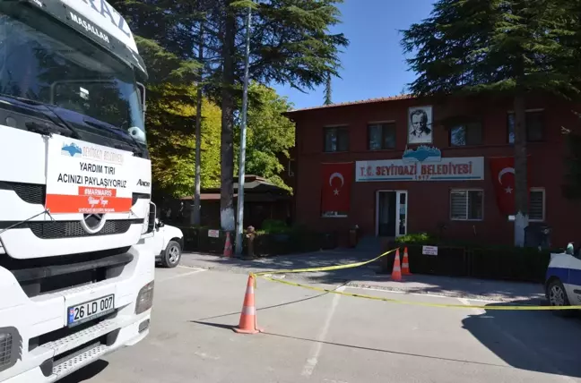 Marmaris'e Seyitgazi Belediyesi tarafından yardım kampanyası düzenlendi