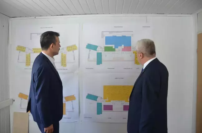 Ali Osman Sönmez Devlet Hastanesi inşaatında çalışmalar hızla sürüyor