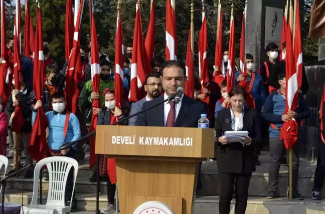 Cumhuriyetin 98. yılı Develi'de kutlandı