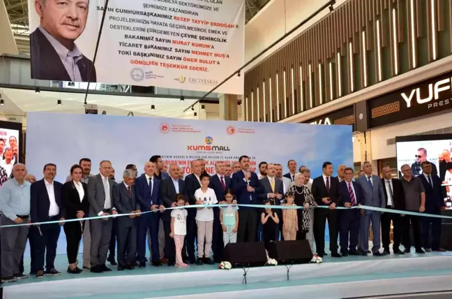 KUMSMALL AVM'nin resmi açılışını Cumhurbaşkanı Erdoğan yaptı