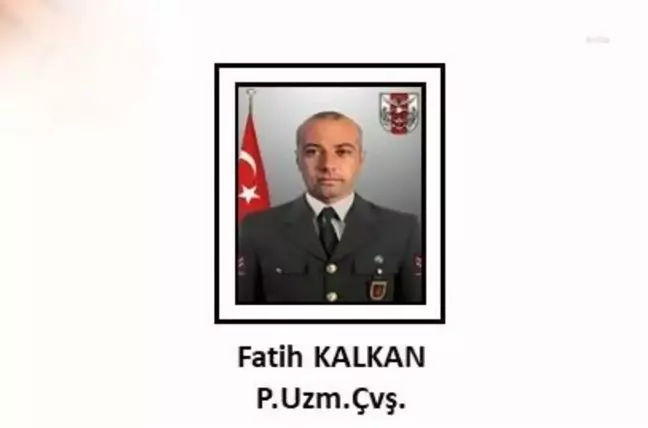 Msb: Uzman Çavuş Fatih Kalkan Pençe-Kilit Operasyonu Bölgesinde Şehit Oldu