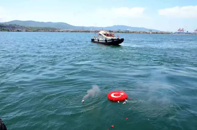 Gemport Limanında Kılavuz Kaptanlar Haftası ve Meslek Şehitlerini Anma Töreni Yapıldı