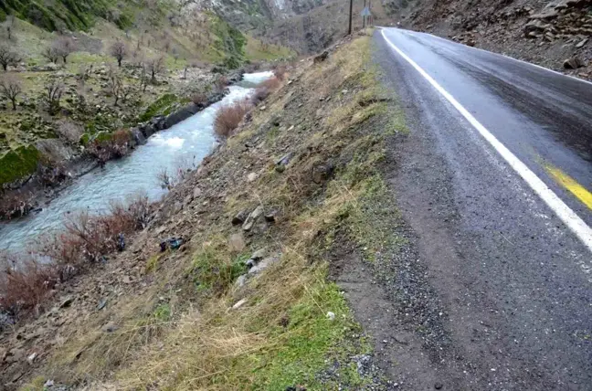Şırnak'ta Lastiği Patlayan Otomobil Habur Çayı'na Uçtu