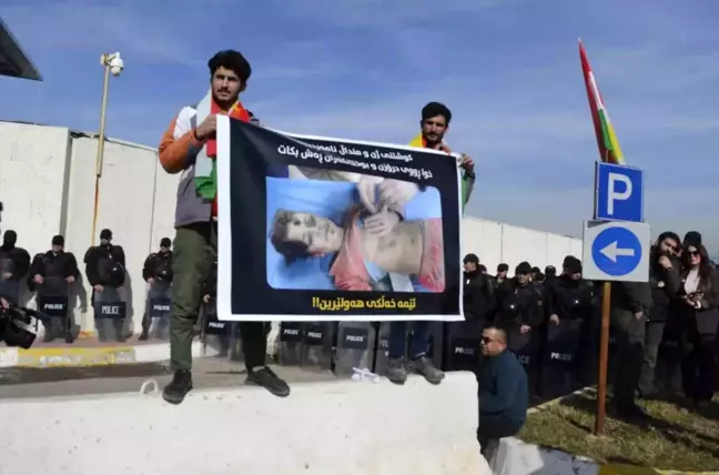 İran'ın Erbil'e düzenlediği saldırılar BM önünde protesto edildi