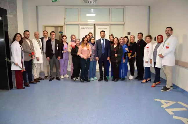 Alanya Alaaddin Keykubat Üniversitesi Eğitim ve Araştırma Hastanesi'nden 8 Mart kutlaması