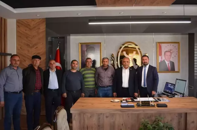 Dodurga Esnaf Odası Başkanı İsmail Çetinkaya'yı kutladı