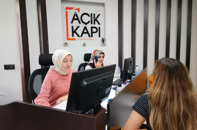 Artvin'de Açık Kapı Şube Müdürlüğüne yapılan başvurular sonuçlandırıldı