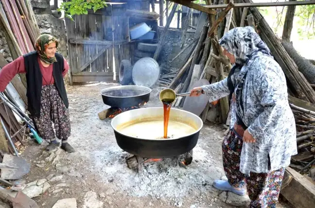 Antalya'da Geleneksel Pekmez Yapımına Dönüş