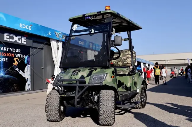 TEKNOFEST'te Yapay Zeka Destekli Elektrikli Golf Aracına Büyük İlgi