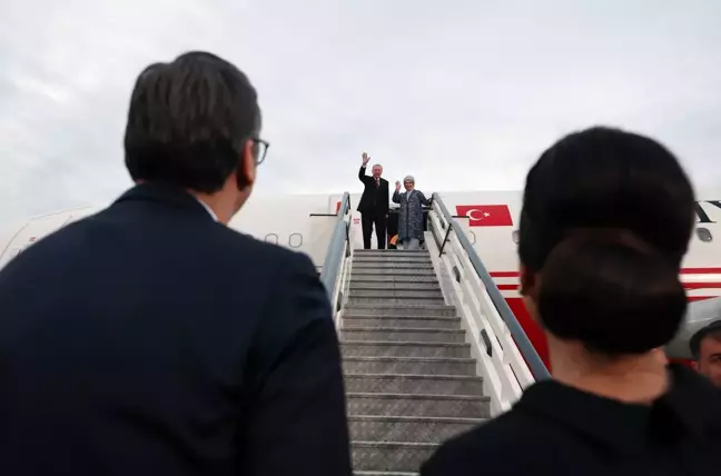 Cumhurbaşkanı Erdoğan, Sırbistan'dan ayrıldı