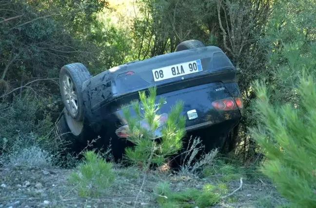 Kastamonu'da Kaza: Araç Şarampole Devrildi, Sürücü Yaralandı