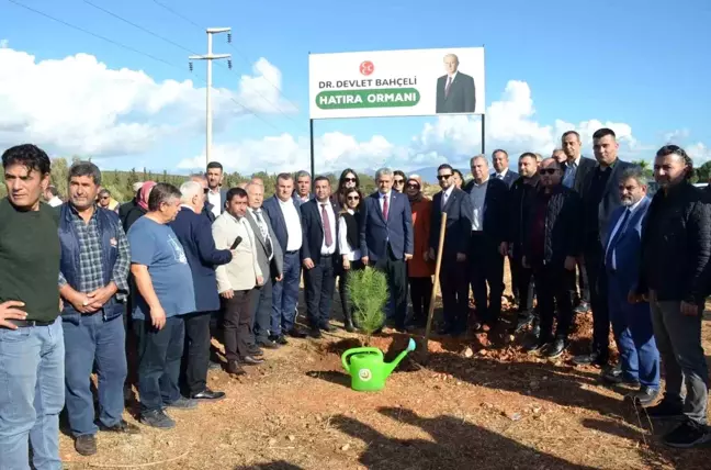 Didim'de 'Devlet Bahçeli' hatıra ormanı