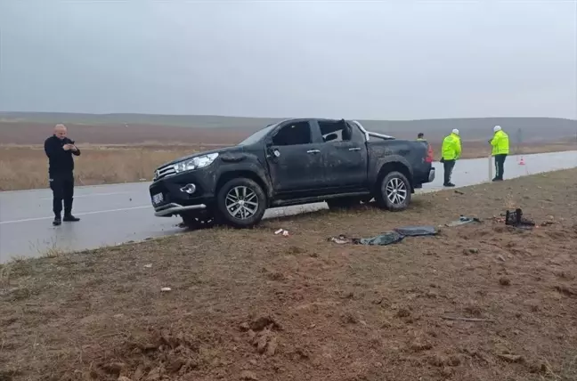 Çorum'da Pikap Kazası: 5 Yaralı