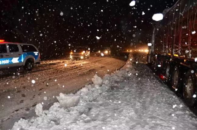 Akseki-Seydişehir Karayolunda Kar Yağışı ve Temizlik Çalışmaları