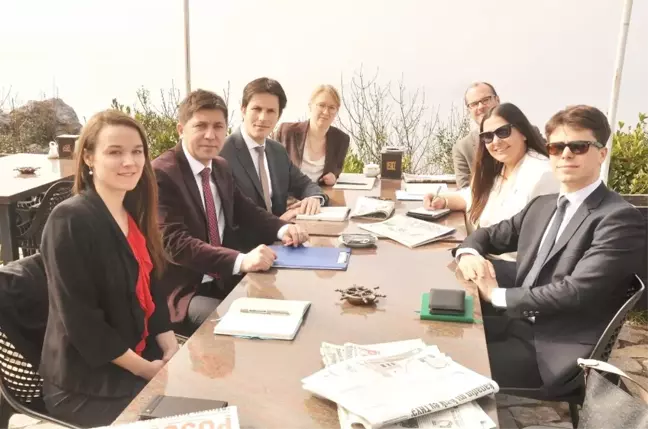 Diplomatlar Tgc Temsilcisi Öksüz ile Buluştu