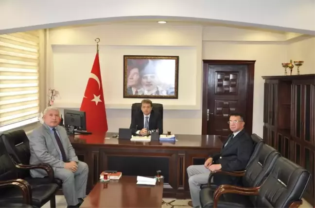 PTT Başmüdürü Cafer Ersoy'dan Malkara Kaymakamı Erkan Karahan'a Ziyaret