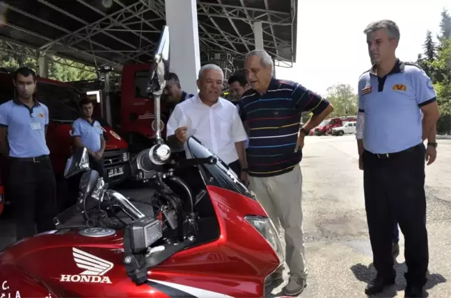 Efsane İtfaiyeci Muğla Büyükşehir'i Ziyaret Etti
