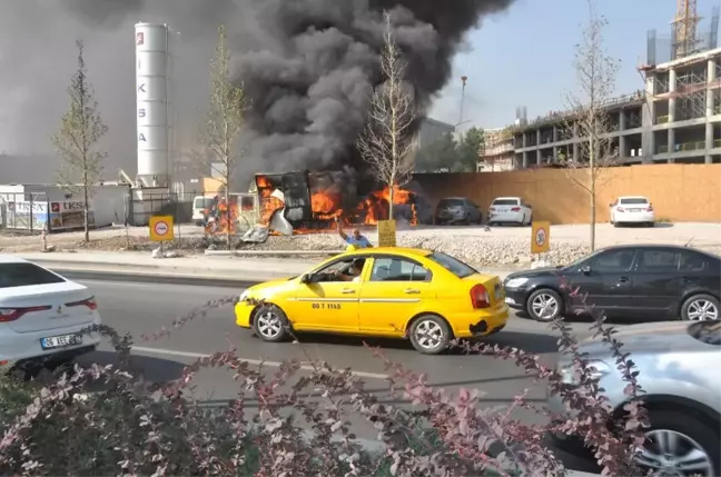 Başkent'te 7 Araç Yandı