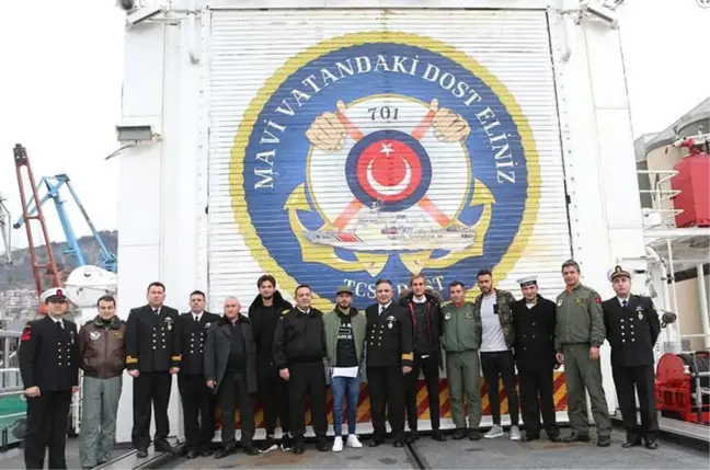 Trabzonspor'dan Tcsg Dost Gemisi'ne Ziyaret