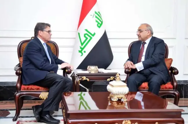 ABD Enerji Bakanı Perry Irak'ta