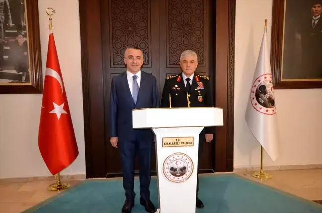 Jandarma Genel Komutanı Orgeneral Çetin, Kırklareli Valisi Bilgin'i ziyaret etti