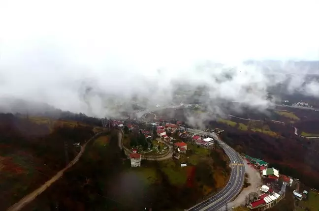 Bolu Dağı'nda sis etkili oluyor