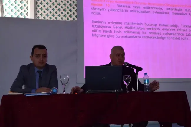 Ilgın'da evlendirme memurlarına hizmet içi eğitim verildi