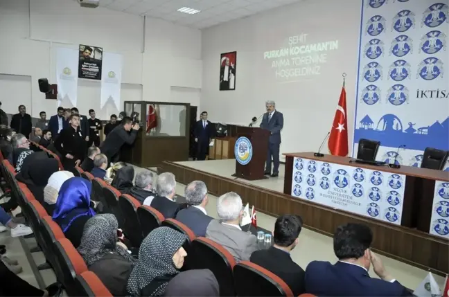 SÜ'de Furkan Kocaman anıldı