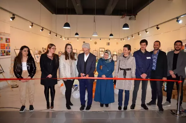 İç mimarlık bölümü öğrencilerinden dönem sonu tasarım sergisi