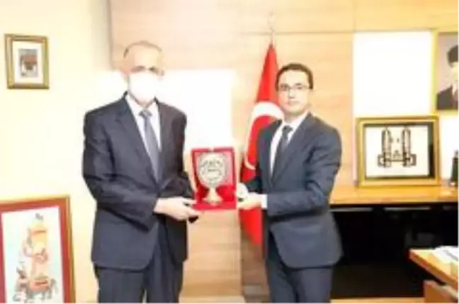 Mülkiye Başmüfettişi Aktaş, Cizre Kaymakamı Sinanoğlu ile bir araya geldi